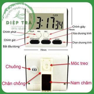 Đồng hồ bấm giờ đếm ngược mini
