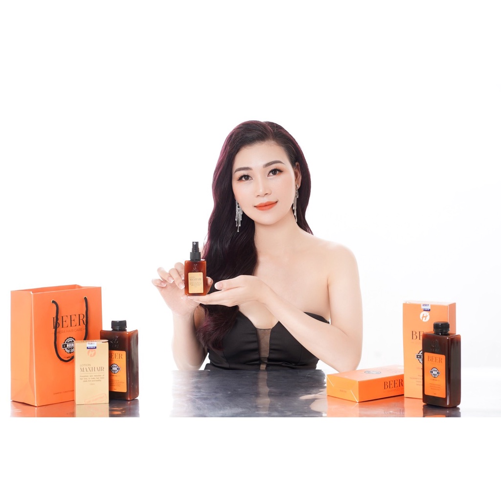 Dầu gội, dầu xả, tinh dầu men bia tươi Beer Shampoo HERA, bí quyết giúp tóc chắc khỏe từ gốc đến ngọn