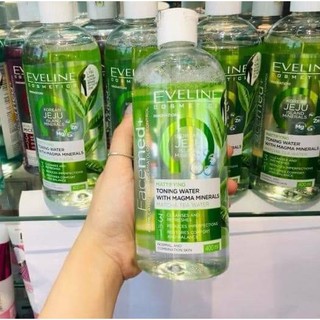 Nước hoa hồng Eveline Facemed+ kiềm dầu với khoáng chất Magma 400ML
