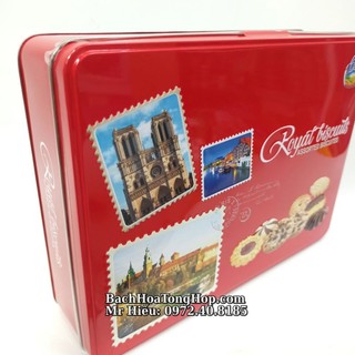 [Hỏa Tốc] Bánh Royal Biscuits Ba Lan hộp sắt 480g