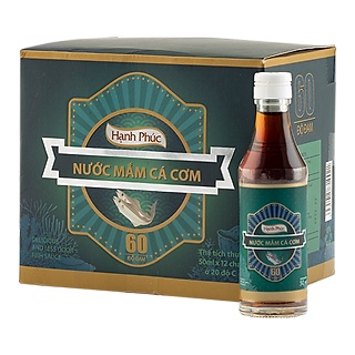 Nước mắm hạnh phúc cá cơm 50ml x 12 chai