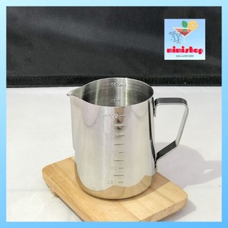 Ca Đánh Sữa Có Vạch Chia Inox Cao Cấp Pha Chế - Dụng Cụ Pha Chế
