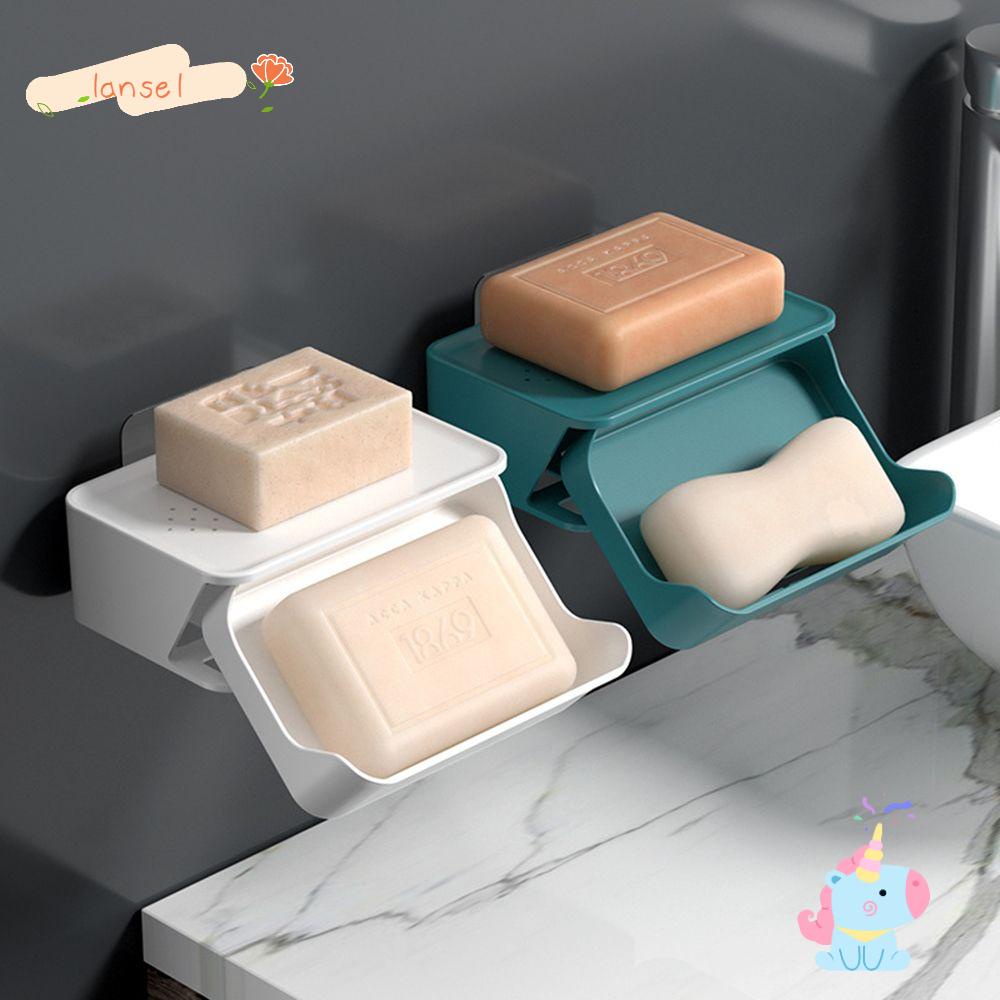 Giá Đựng Xà Phòng Hai Tầng Hút Chân Không Sắp Xếp Gọn Gàng Cho Nhà Bếp