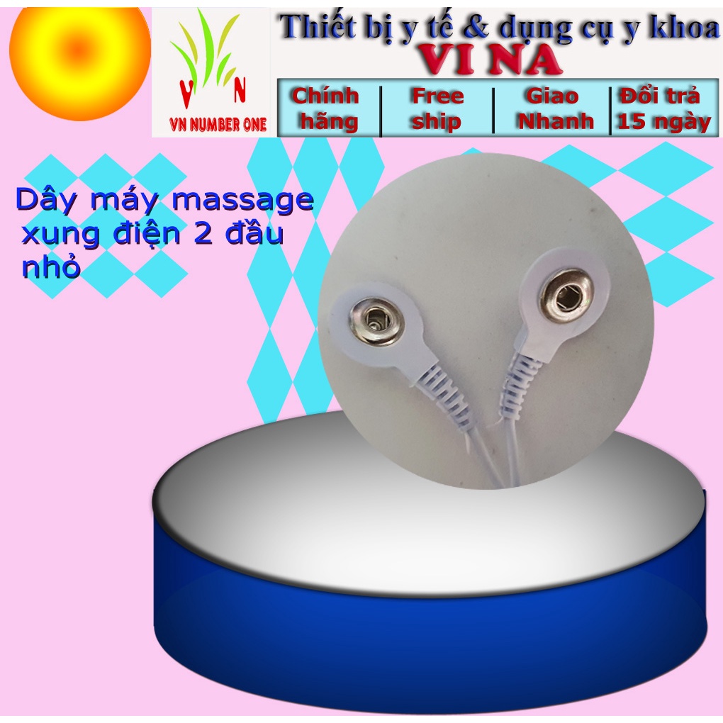 Dây, JacK Cắm Cho Máy Xung Điện Massage, Máy Vật Lý