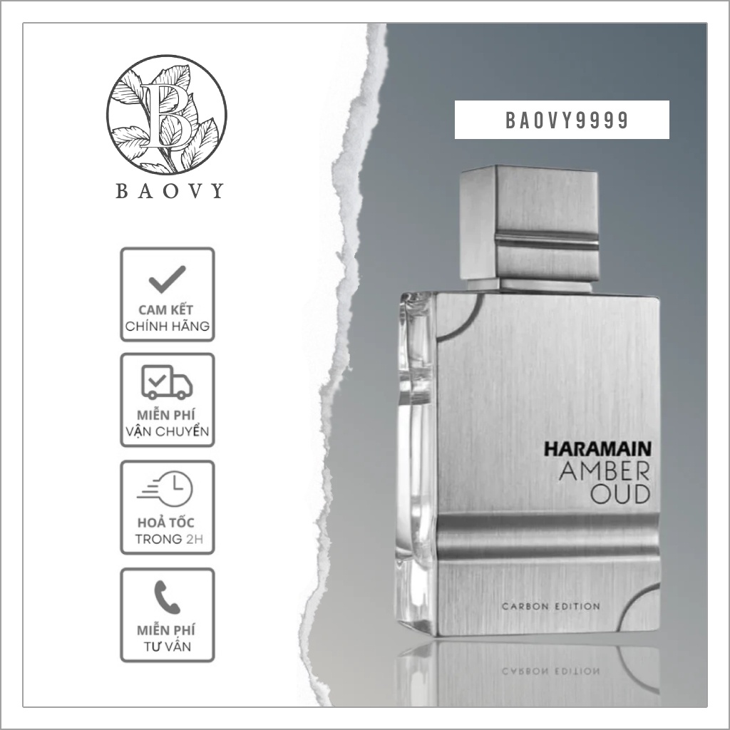 ✨ Nước hoa Haramain Amber Oud Carbon Edition - 10ml
