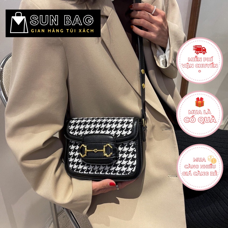 Túi xách nữ đeo chéo, đeo vai, kẹp nách đi chơi, đi làm,, da đẹp, thời trang cao cấp size 22cm SB118