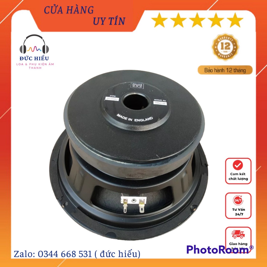 1 CỦ LOA BASS 25 MARTIN TỪ 170 COIL 63 GÂN MÚT HÀNG KHỦNG-LOA KARAOKE