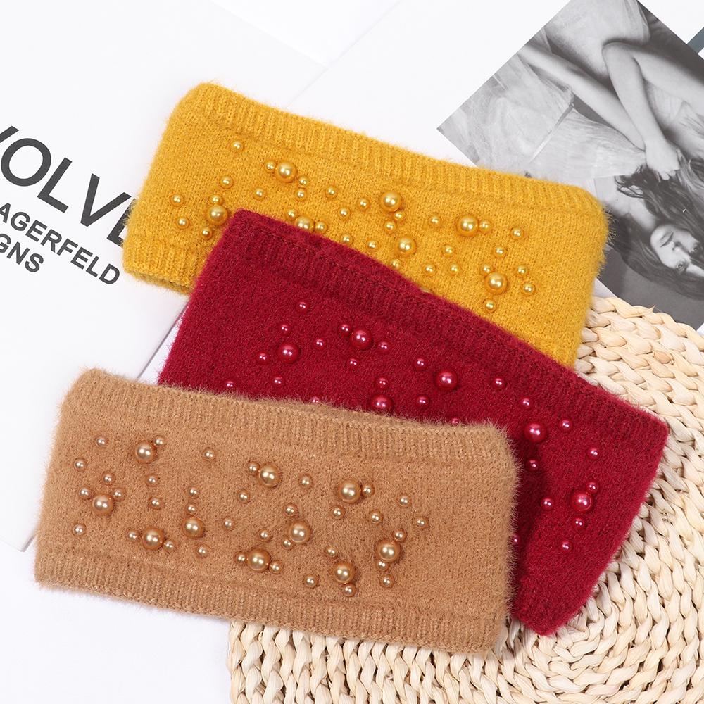 SUMU Băng Đô Cài Tóc Bản Rộng Giữ Ấm Mùa Đông