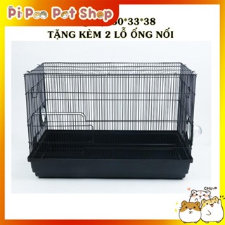 Lồng đại 60cm cho hamster - có sẵn 2 lỗ ống nối