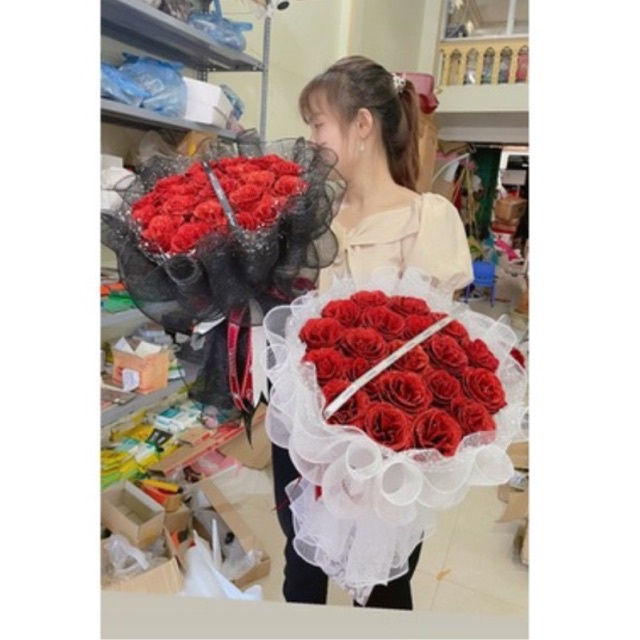 BÓ HOA NHŨ KIM TUYẾN 20 BÔNG