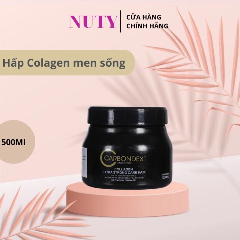 Hấp ủ tóc collagen men sống Carbondex 500ml-1000ml