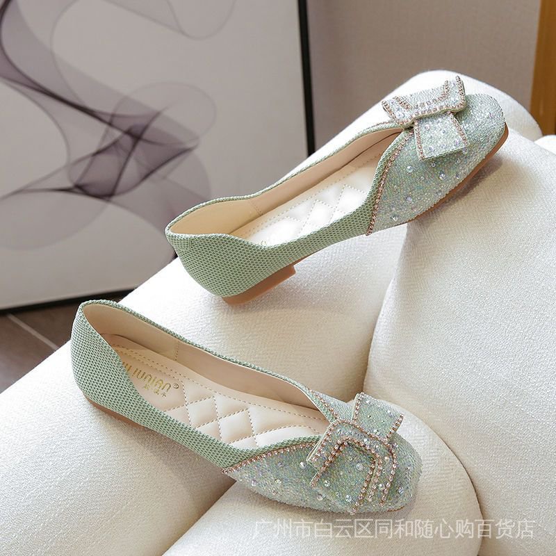 Giày Búp Bê Đế Mềm Mũi Vuông Thời Trang Hàn Quốc 2022 Cho Nữ