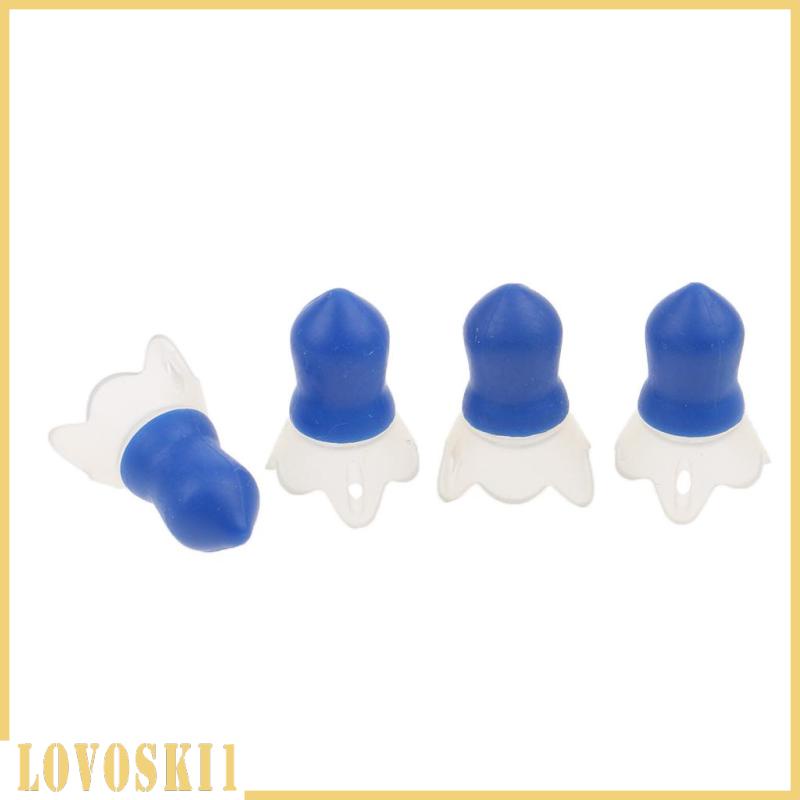 2 Cặp Nút Bịt Tai Giảm Áp Lực Không Khí Bằng Silicon Hình Máy Bay Bảo Vệ Tai