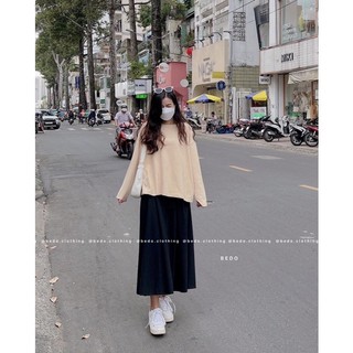 CHÂN VÁY JEAN MỀM XOÈ DÀI