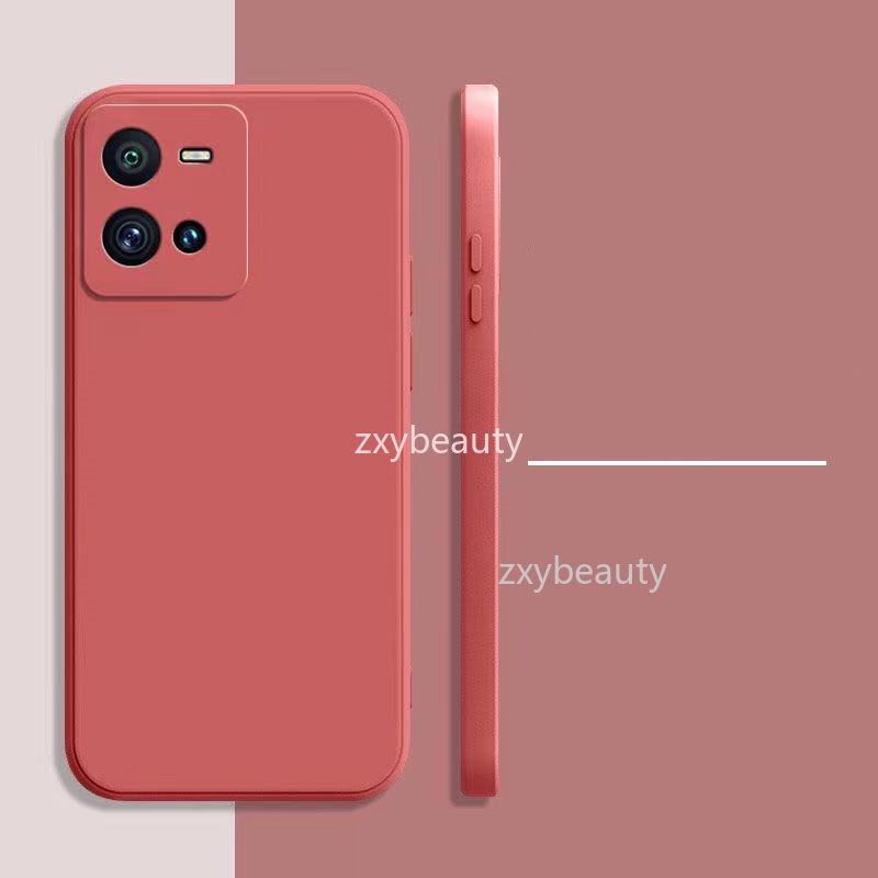 Ốp Điện Thoại TPU Dẻo Vuông Cao Su Mềm Cho Vivo V25 V25E Y35 4G 2022 VIVOY35 V25 Pro V25Pro