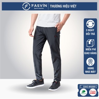 Quần Gió Nam Thể Thao FASVIN Vải Gió Đẹp Tiện Dụng Hàng Nhà Máy Chất Lượng Cao DC20423.SG