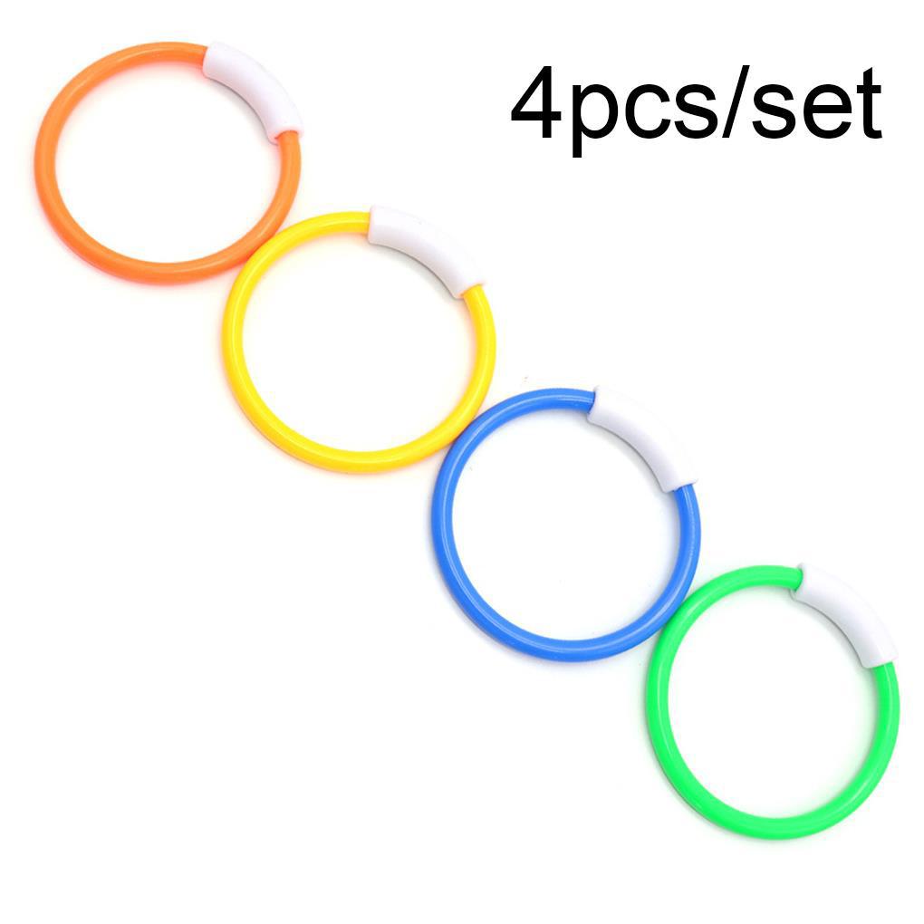 Set 4 Vòng Lặn Nhiều Màu Sắc Dễ Dàng Điều Chỉnh Cho Bé