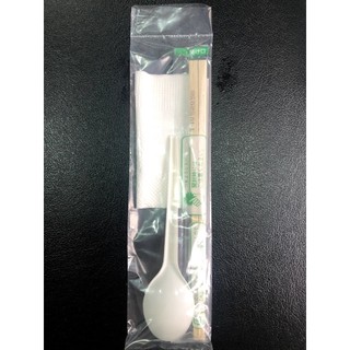 Set 100 túi combo bao gồm đũa OPP ,thìa nhựa, tăm ,giấy ăn
