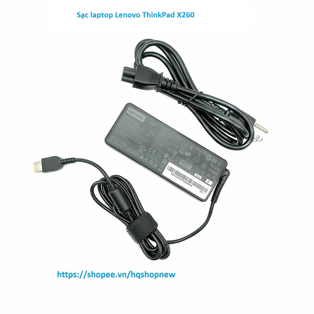 ⚡️[Sạc zin] Sạc laptop Lenovo ThinkPad X260 20V - 2.25A - 3.25A - 45W - 65W chân vuông USB