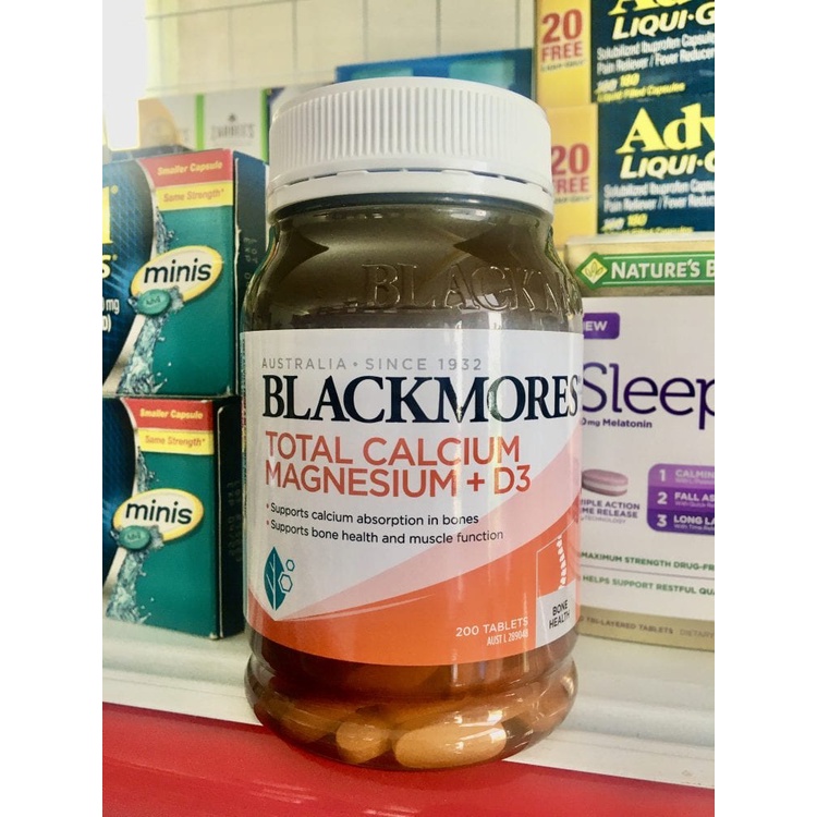 Viên uống Canxi magie D3 Blackmore - Total Calcium magnesium + D3 - SKU000044
