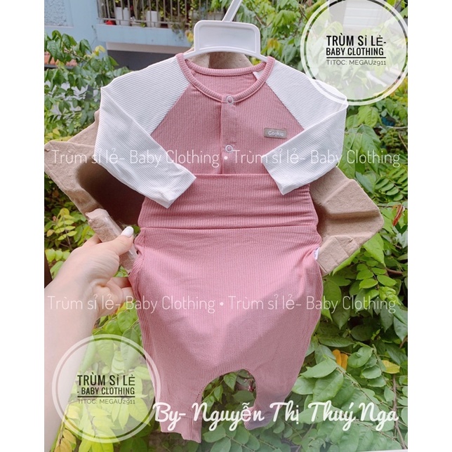 Cookie- Bộ Sơ sinh cài chéo, cài thẳng cao cấp