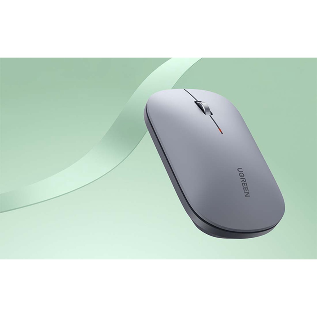 Chuột Không Dây Siêu Mỏng 4 mức điều chỉnh DPI 1000/1600/2000/4000 UGREEN 90373 - Hàng Chính Hãng