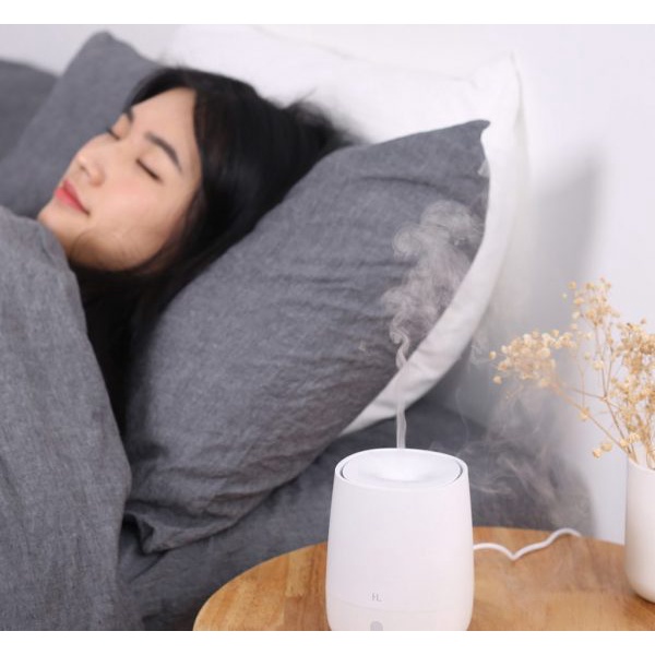 Máy phun sương tạo ẩm Xiaomi HL EOD01 - Máy xông tinh dầu có đèn ngủ mini Xiaomi HL| BH 3 tháng