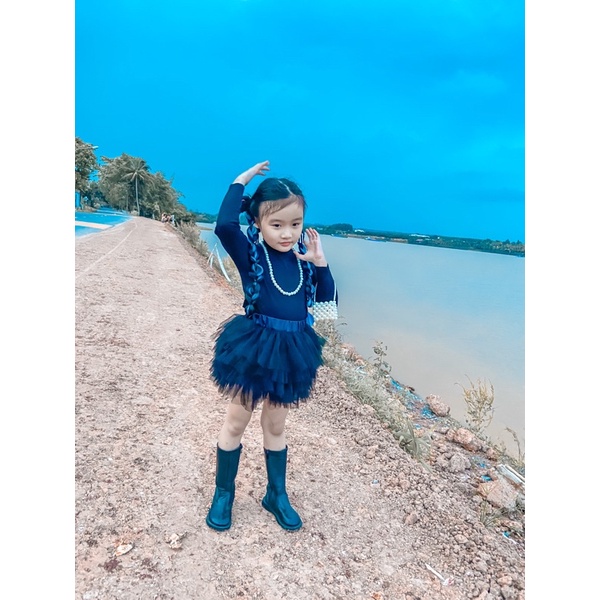 Chân váy tutu ngắn cho bé gái