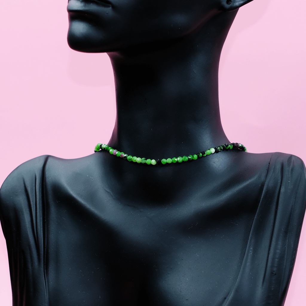 Vòng cổ ruby xanh nam phi UPCARA