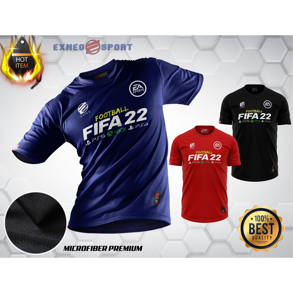 Áo Thun Bóng Đá Thể Thao FIFA 2022 Baju Jersey Phiên Bản Giới Hạn