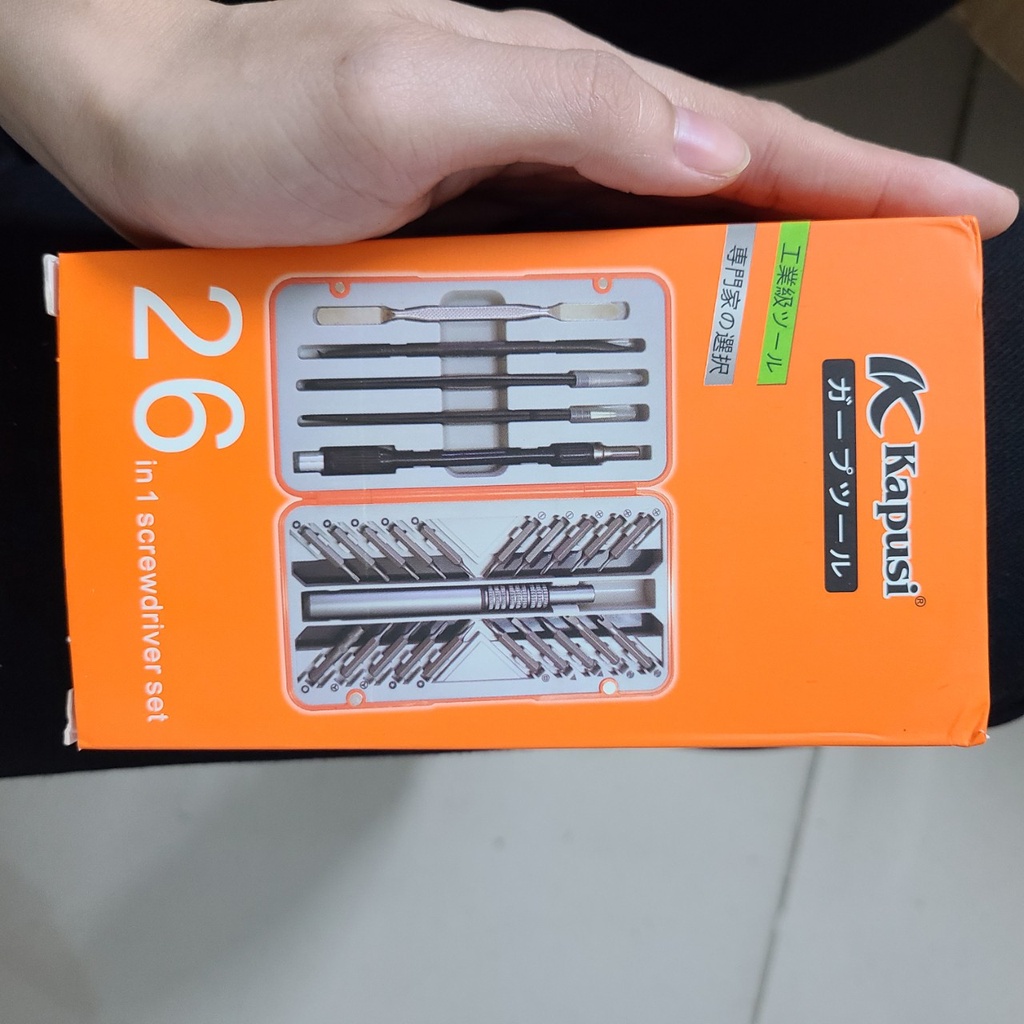Bộ tua vít đa năng mini 26in1 _48in1 Kapusi sửa điện thoại, tô vít từ tính màn hình laptop , đồng hồ .