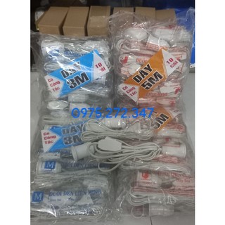 Dây Đuôi Đèn E27 Liền Công Tắc 3m / 5m