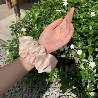 Cột Tóc Scrunchies Phi Bóng Siêu To