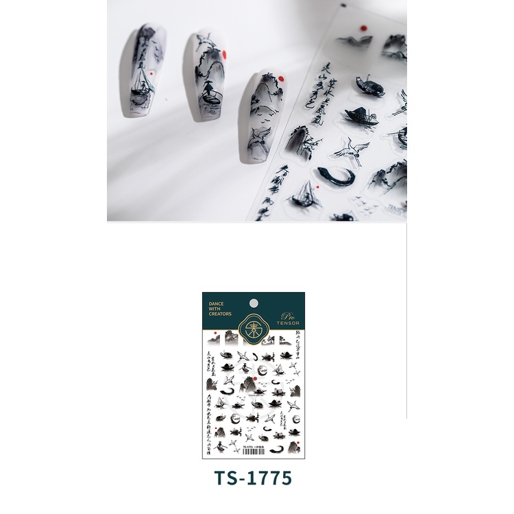 ⚡Miếng Dán Trang Trí Móng Tay Họa Tiết Chiếc Thuyền TS-1775