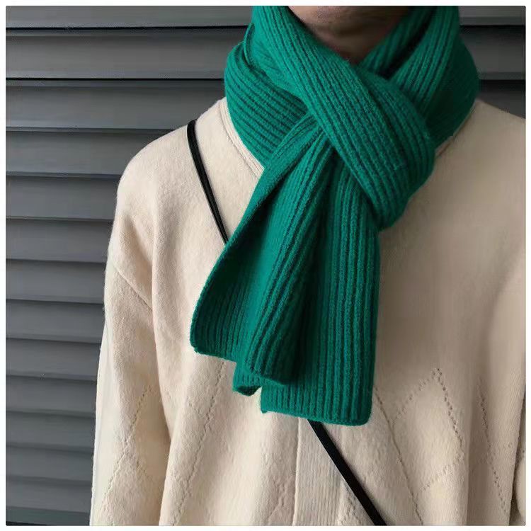 Khăn Choàng Cổ Màu Xanh Dương Thiết Kế Mới Giữ Ấm Cao Cấp Thời Trang Mùa Đông Dành Cho Nữ