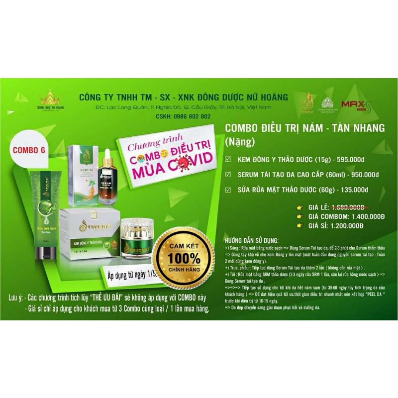 Sirum phục hồi tế bào gốc Trúc Mai