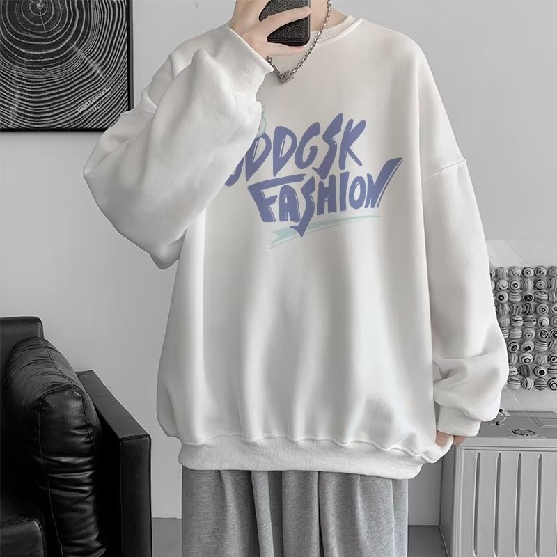 Áo Nỉ Nam Dài Tay Cổ Tròn Thời Trang Hàn