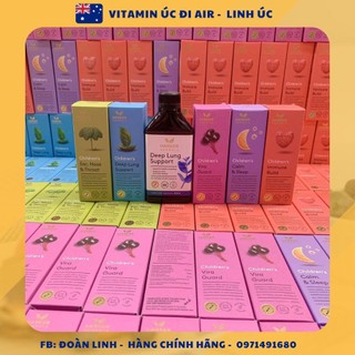 Siro thảo dược Harker Herbals NewZealand các loại cho bé, Date xa, Hàng chuẩn đi air