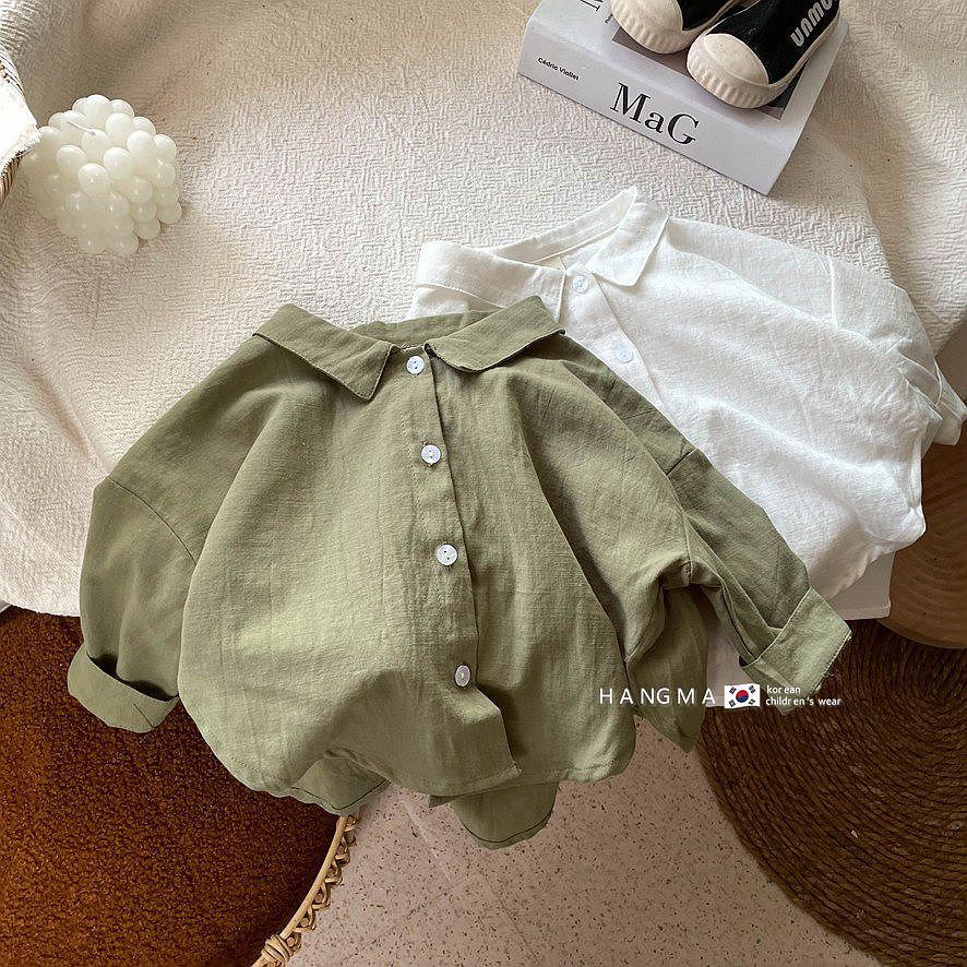 Áo Sơ Mi Dáng Rộng Thời Trang Mùa Xuân Mới 2022 Dành Cho Bé Trai