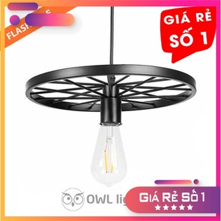 Đèn thả: Mẫu đèn thả hình bánh xe 1 bánh OWL Lighting