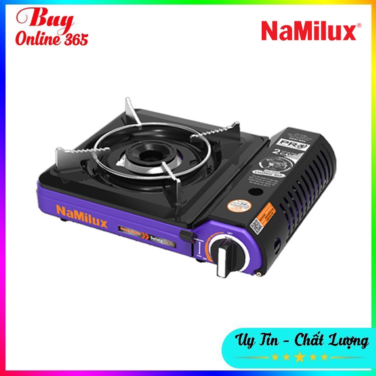 Bếp gas mini du lịch Namilux 2021PF, Bếp ga mini chống nổ, Bảo hành chính hãng 12 tháng