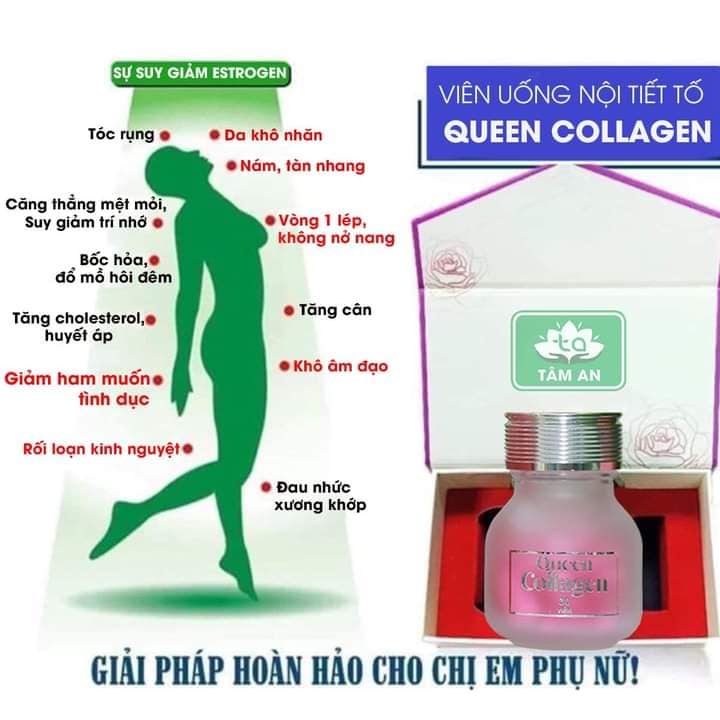 Viên uống nội tiết Queen collagen