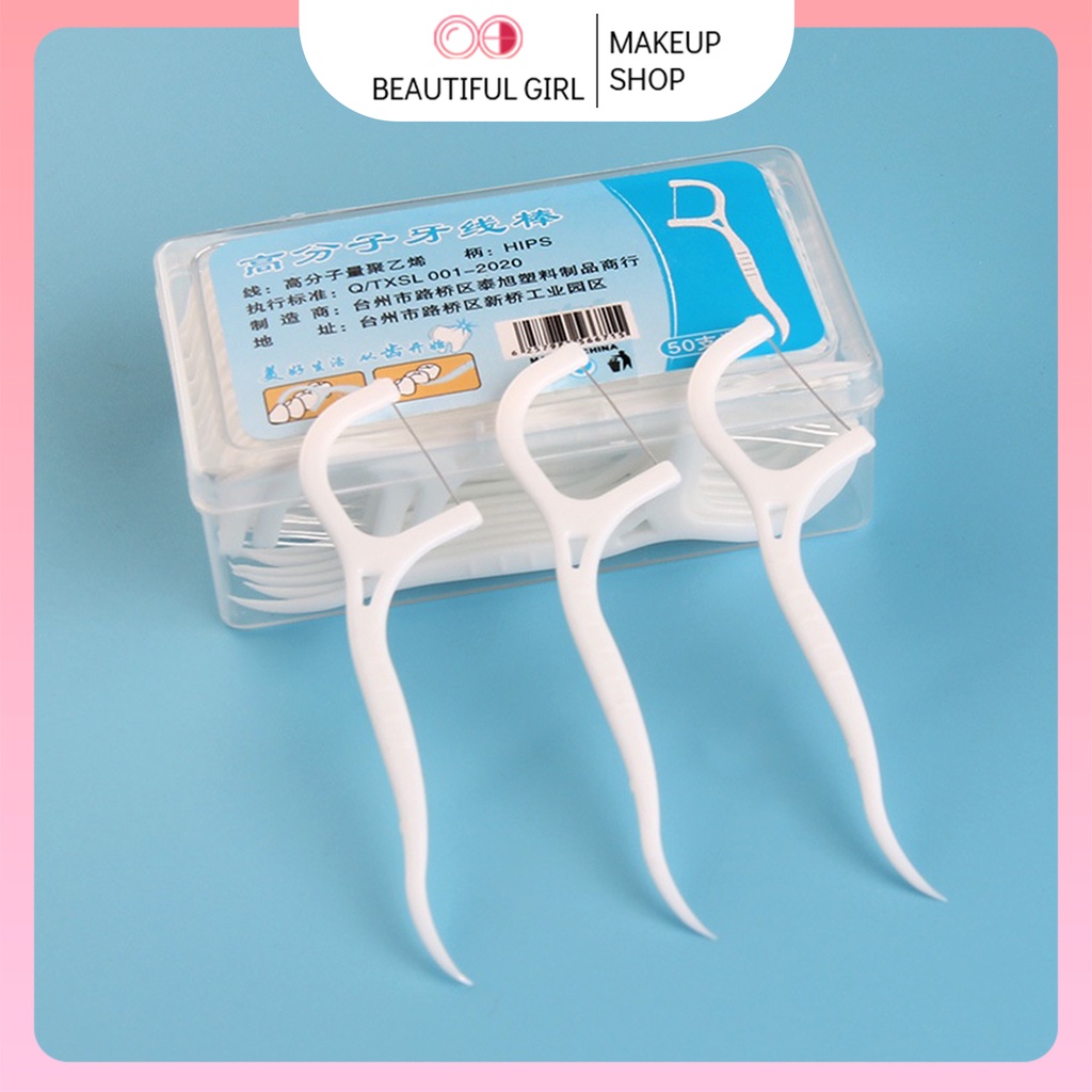 Bộ 50 Món Dụng Cụ Làm Sạch Răng Miệng Chất Liệu Cấp Thực Phẩm Cấp Thực Phẩm Hình Tròn Và Phẳng