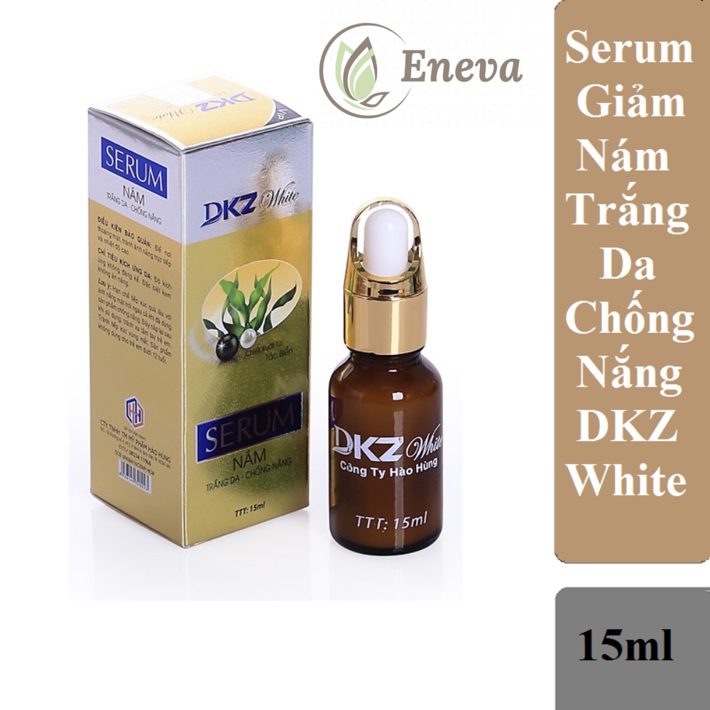 Serum DKZ White Giảm Nám - Dưỡng Trắng Da - Chống Nắng 15ml - Hàng Chính Hãng