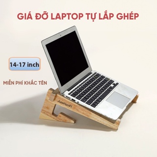Giá đỡ laptop gỗ tái chế bảo vệ môi trường - SP không lợi nhuận