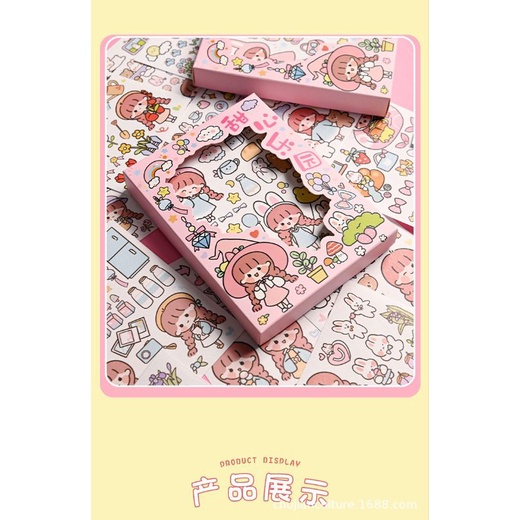 Sticker Phong Cách Hàn Quốc Trang Trí DIY Laptop, Sách Vở Học Tập