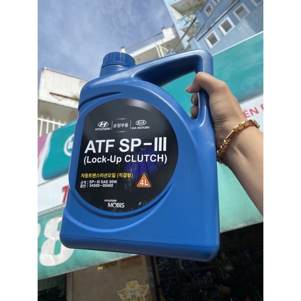 DẦU HỘP SỐ TỰ ĐỘNG HYUNDAI KIA ATF SP-III SP3 4 LÍT NHẬP KHẨU HÀN QUỐC