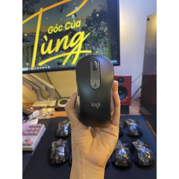 Chuột máy tính văn phòng Logitech M650 size M/ L không dây bluetooth SilentTouch - Cuộn SmartWheel - Hàng chính hãng