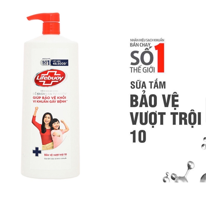 Sữa Tắm Lifebuoy Chai 1Kg