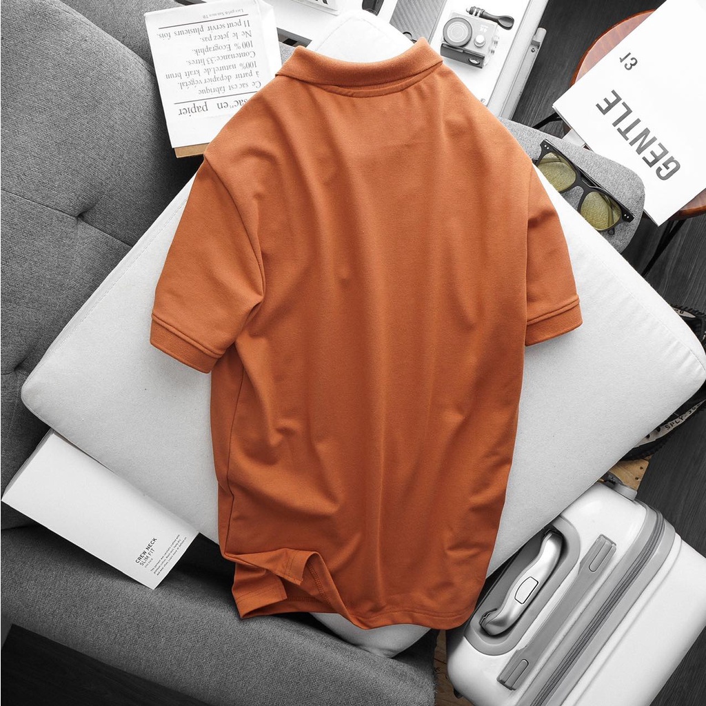 Áo Thun Polo Nam Cổ Bẻ LC Logo Thêu Cao Cấp, Chất Vải Cá Sấu Cotton Co Giãn Tốt